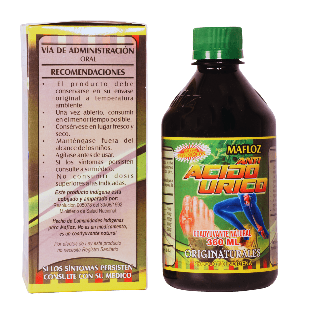 Anti Ácido Úrico 360 mL Mafloz – Limpieza y Armonía Natural Mafloz - Visidol