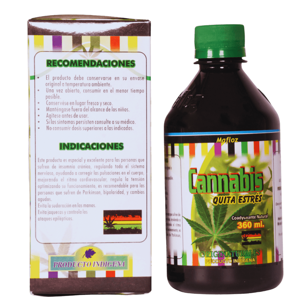 Cann. Quita Estrés 360 mL Mafloz – Jarabe para Relajación - Visidol