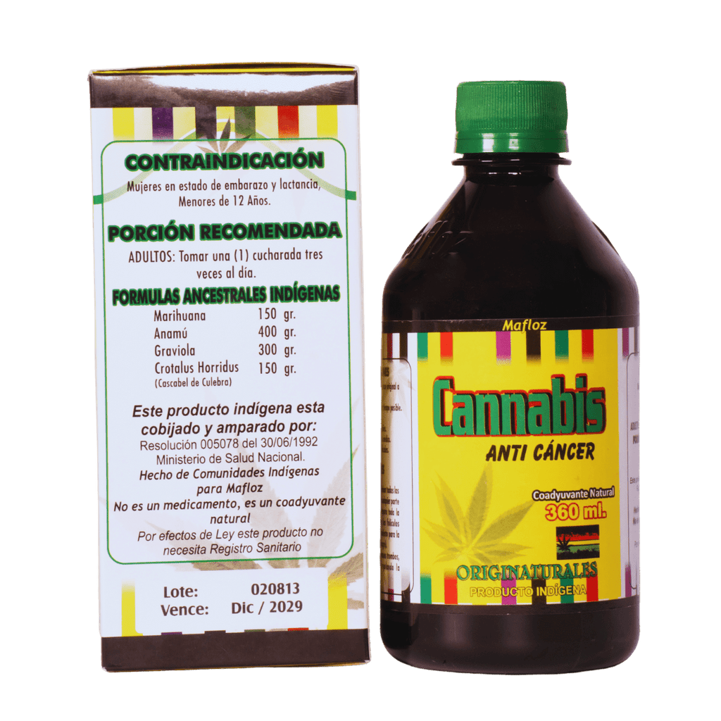 Cannabis Anti Cáncer 360 mL Mafloz – Armonía del Organismo - Visidol